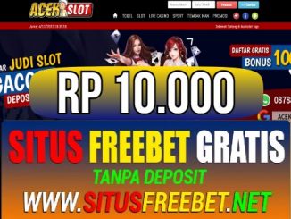 ACEKSLOT Freebet Gratis Rp 20.000 Tanpa Deposit