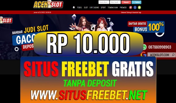 ACEKSLOT Freebet Gratis Rp 20.000 Tanpa Deposit ACEKSLOT Freebet Gratis Rp 20.000 Tanpa Deposit