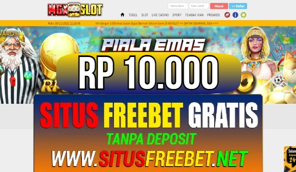 MGXSLOT Freebet Gratis Rp 10.000 Tanpa Deposit MGXSLOT Freebet Gratis Rp 10.000 Tanpa Deposit