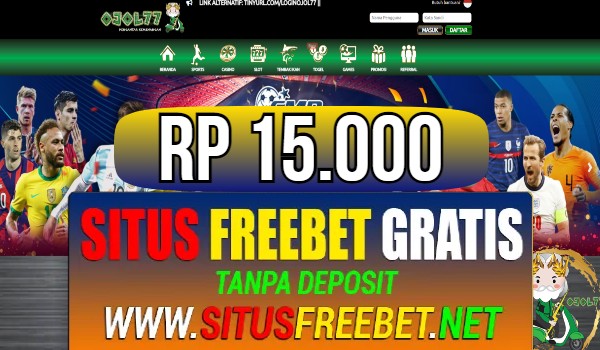 OJOL77 Freebet Gratis Rp 15.000 Tanpa Deposit OJOL77 Freebet Gratis Rp 15.000 Tanpa Deposit