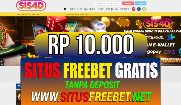 SIS4D Freebet Gratis Rp 10.000 Tanpa Deposit SIS4D Freebet Gratis Rp 10.000 Tanpa Deposit