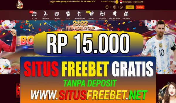 GUDANG78 Freebet Gratis Rp 15.000 Tanpa Deposit GUDANG78 Freebet Gratis Rp 15.000 Tanpa Deposit