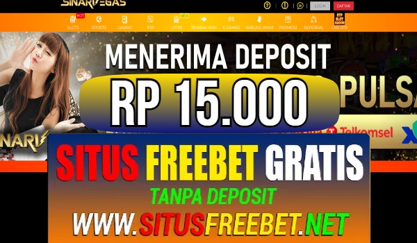 SINARVEGAS Freebet Gratis Rp 15.000 Tanpa Deposit SINARVEGAS Freebet Gratis Rp 15.000 Tanpa Deposit