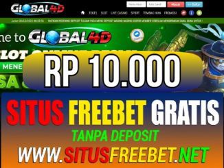 GLOBAL4D Freebet Gratis Rp 10.000 Tanpa Deposit