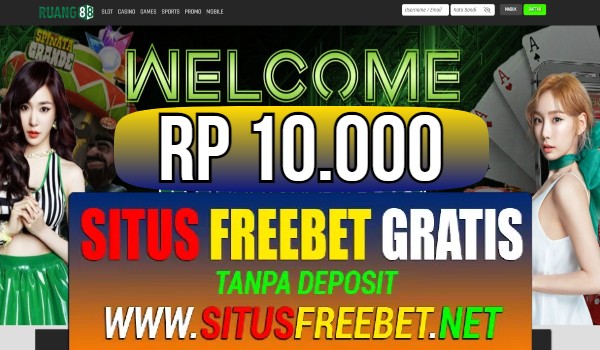 RUANG88 Freebet Gratis Rp 10.000 Tanpa Deposit RUANG88 Freebet Gratis Rp 10.000 Tanpa Deposit