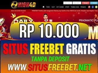 HIGH4D Freebet Gratis Rp 10.000 Tanpa Deposit