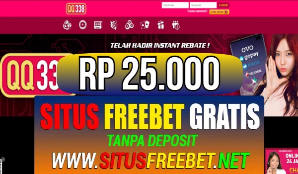 QQ338 Freebet Gratis Rp 25.000 Tanpa Deposit QQ338 Freebet Gratis Rp 25.000 Tanpa Deposit