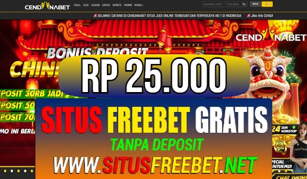 CENDANABET Freebet Gratis Rp 25.000 Tanpa Deposit CENDANABET Freebet Gratis Rp 25.000 Tanpa Deposit