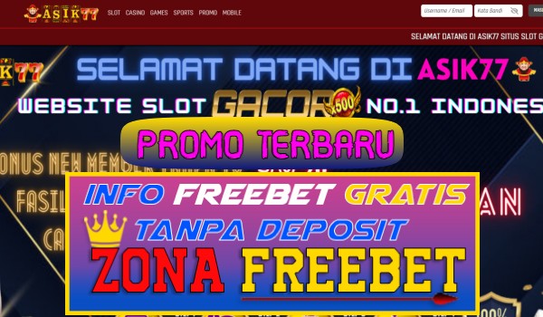ASIK77 Bonus Slot 100% Langsung Di Depan ASIK77 Bonus Slot 100% Langsung Di Depan
