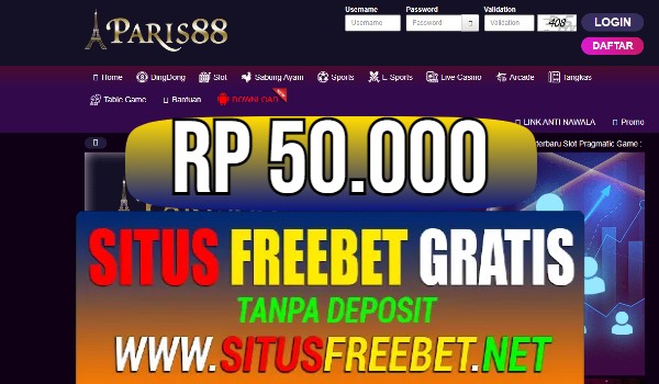 PARIS88 Freebet Gratis Rp 10.000 Tanpa Deposit PARIS88 Freebet Gratis Rp 10.000 Tanpa Deposit