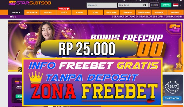 STARSLOTS88 Freebet Gratis Rp 25.000 Tanpa Deposit STARSLOTS88 Freebet Gratis Rp 25.000 Tanpa Deposit