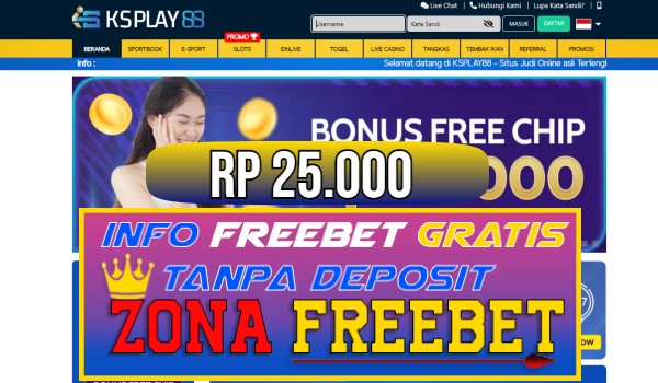 KSPLAY88 Freebet Gratis Rp 25.000 Tanpa Deposit KSPLAY88 Freebet Gratis Rp 25.000 Tanpa Deposit