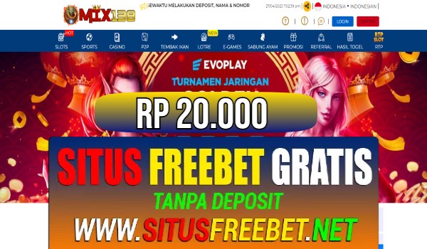 MIX138 Freebet Gratis Rp 20.000 Tanpa Deposit MIX138 Freebet Gratis Rp 20.000 Tanpa Deposit