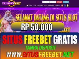 DESTINYSLOT Freebet Gratis Rp 50.000 Tanpa Deposit