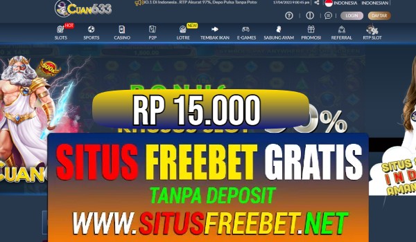 CUAN633 Freebet Gratis Rp 15.000 Tanpa Deposit CUAN633 Freebet Gratis Rp 15.000 Tanpa Deposit