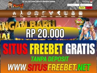 MANTAP168 Freebet Gratis Rp 20.000 Tanpa Deposit