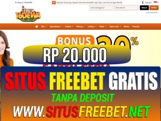 16DEWA Freebet Gratis RP 20.000 Tanpa Deposit