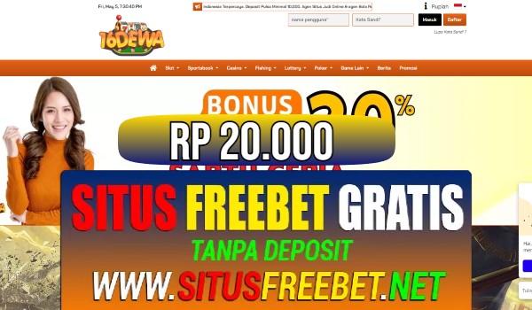 16DEWA Freebet Gratis RP 20.000 Tanpa Deposit 16DEWA Freebet Gratis RP 20.000 Tanpa Deposit