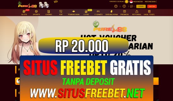 PUREL88 Freebet Gratis Rp 20.000 Tanpa Deposit PUREL88 Freebet Gratis Rp 20.000 Tanpa Deposit