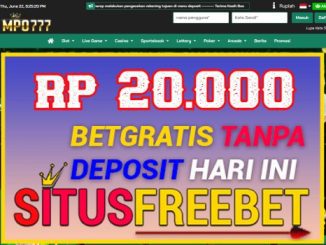 Mpo777 Freebet Gratis Rp 20.000 Langsung Di Depan