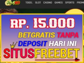 FULUS89 Freebet Gratis Rp 15.000 Tanpa Depo