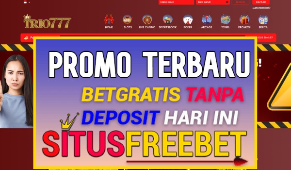 TRIO777 Bonus Slot 100% Bonus Di Depan TRIO777 Bonus Slot 100% Bonus Di Depan