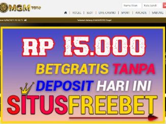 MGMTOTO Freebet Gratis Rp 15.000 Tanpa Depo