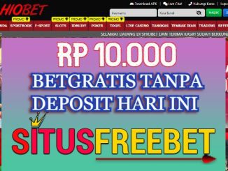 SHIOBET Freebet Gratis Rp 10.000 Tanpa Depo