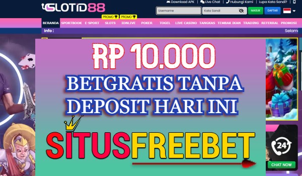 SLOTID88 Freebet Gratis Rp 10.000 Tanpa Depo SLOTID88 Freebet Gratis Rp 10.000 Tanpa Depo