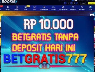 Bookie7 BetGratis Rp 10.000 Tanpa Deposit