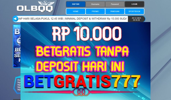 Olbqq BetGratis Rp 10.000 Tanpa Deposit Olbqq BetGratis Rp 10.000 Tanpa Deposit