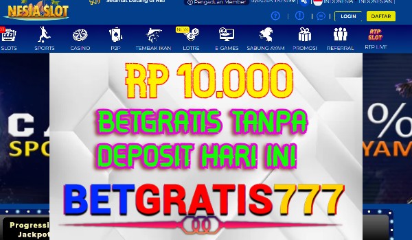 Nesiaslot BetGratis Rp 10.000 Tanpa Deposit Nesiaslot BetGratis Rp 10.000 Tanpa Deposit