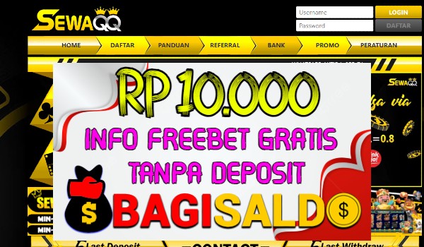 Sewaqq Bagi saldo Rp 10.000 Tanpa Deposit Sewaqq Bagi saldo Rp 10.000 Tanpa Deposit