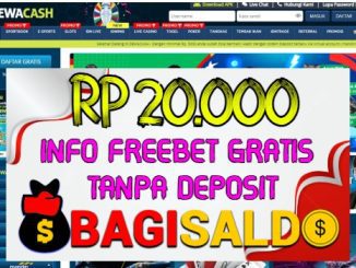 Dewacash Bagi saldo Rp 20.000 Tanpa Deposit