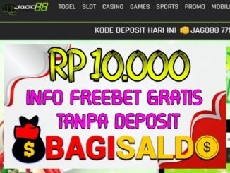 Jago88 Bagi saldo Rp 10.000 Tanpa Deposit