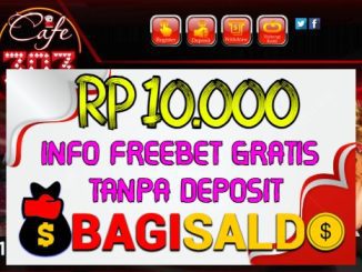 Cafe303 Bagi saldo Rp 10.000 Tanpa Deposit