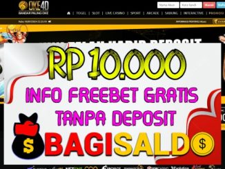 Oke4d Bagi saldo Rp 10.000 Tanpa Deposit