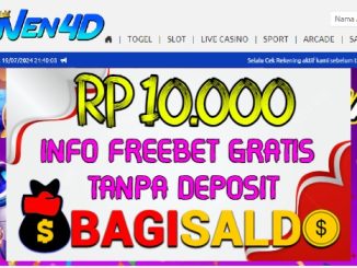 Wen4d Bagi saldo Rp 10.000 Tanpa Deposit