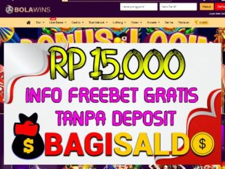 Bolawins Bagi saldo Rp 15.000 Tanpa Deposit
