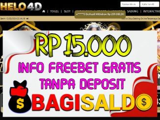 Helo4d Bagi saldo Rp 15.000 Tanpa Deposit
