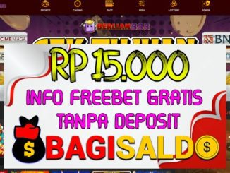 Berlian888 Bagi saldo Rp 15.000 Tanpa Deposit