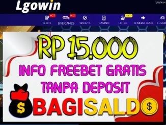 Lgowin Bagi saldo Rp 15.000 Tanpa Deposit