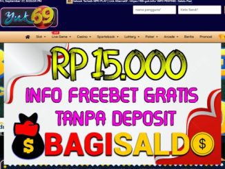 Yuk69 Bagi saldo Rp 15.000 Tanpa Deposit