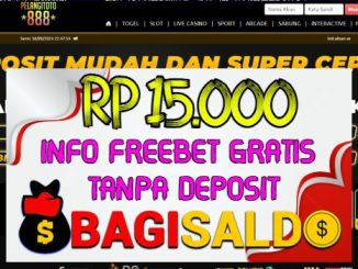 Pelangitoto888 Bagi saldo Rp 15.000 Tanpa Deposit