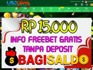 Lgodewa Bagi saldo Rp 15.000 Tanpa Deposit