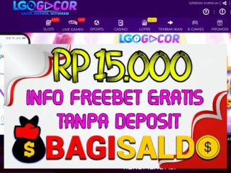 Lgogacor Bagi saldo Rp 15.000 Tanpa Deposit