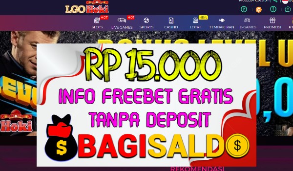 Lgohoki Bagi saldo Rp 15.000 Tanpa Deposit Lgohoki Bagi saldo Rp 15.000 Tanpa Deposit