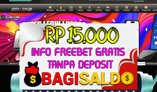 Aresgacor Bagi saldo Rp 15.000 Tanpa Deposit Aresgacor Bagi saldo Rp 15.000 Tanpa Deposit