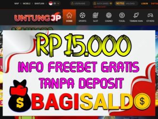 Untungjp Bagi saldo Rp 15.000 Tanpa Deposit