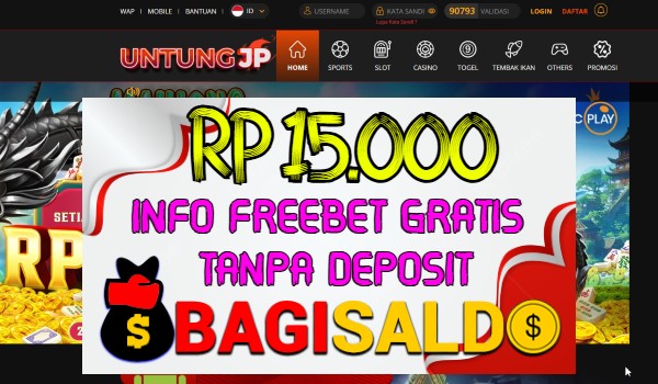 Untungjp Bagi saldo Rp 15.000 Tanpa Deposit Untungjp Bagi saldo Rp 15.000 Tanpa Deposit